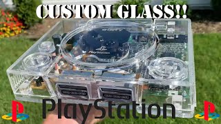 : Glass Playstation 1!! Custom Hand Built!