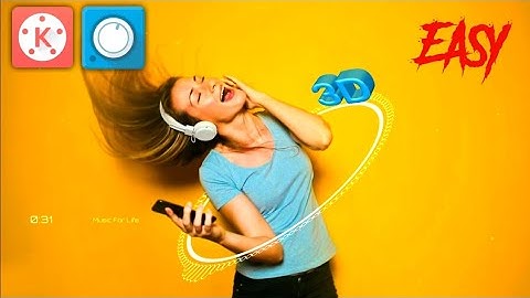 3d audio spectrum in Avee player & kinemaster tutorial | 3d audio ring template avee player