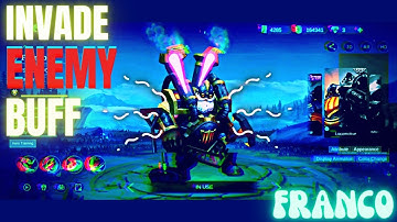 INVADE ENEMY BUFF THEN WIN || FRANCO GAMEPLAY || MLBB #XsOultakerX #franco #mlbb
