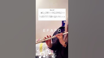 Thumbnail of Mask off | flute tutorial |sheet music+music notes