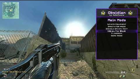 Obsidian by XeSoftware (MW3 TU24 Menu Preview)