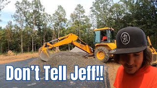 DONT TELL JEFF | Rock for house pad | Creating a Homestead by DREWS LENS 9,433 views 7 months ago 16 minutes