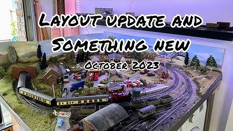 Model Railway Update October 2023 OO Gauge 4ft by 4ft plus something new