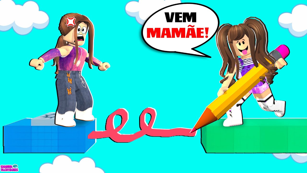 DESENHE CERTO PARA VENCER!! Doodle Obby ✏️Roblox