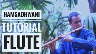 Flute Tutorial for Beginners| Raag Hamsadhwani | Alaap | Prakash Hegde