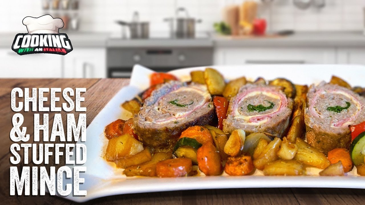 How to Make Italian Polpettone | Stuffed Meatloaf with Cheese & Ham