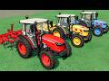 Work OF ColorsTINY Tractor vs GIANT Field Farming 
