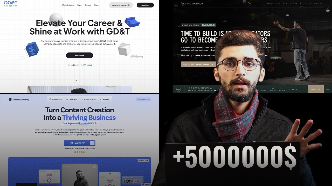 مراجعة أفضل 3 صفحات هبوط في 2026 ( حققت ملايين $$ )