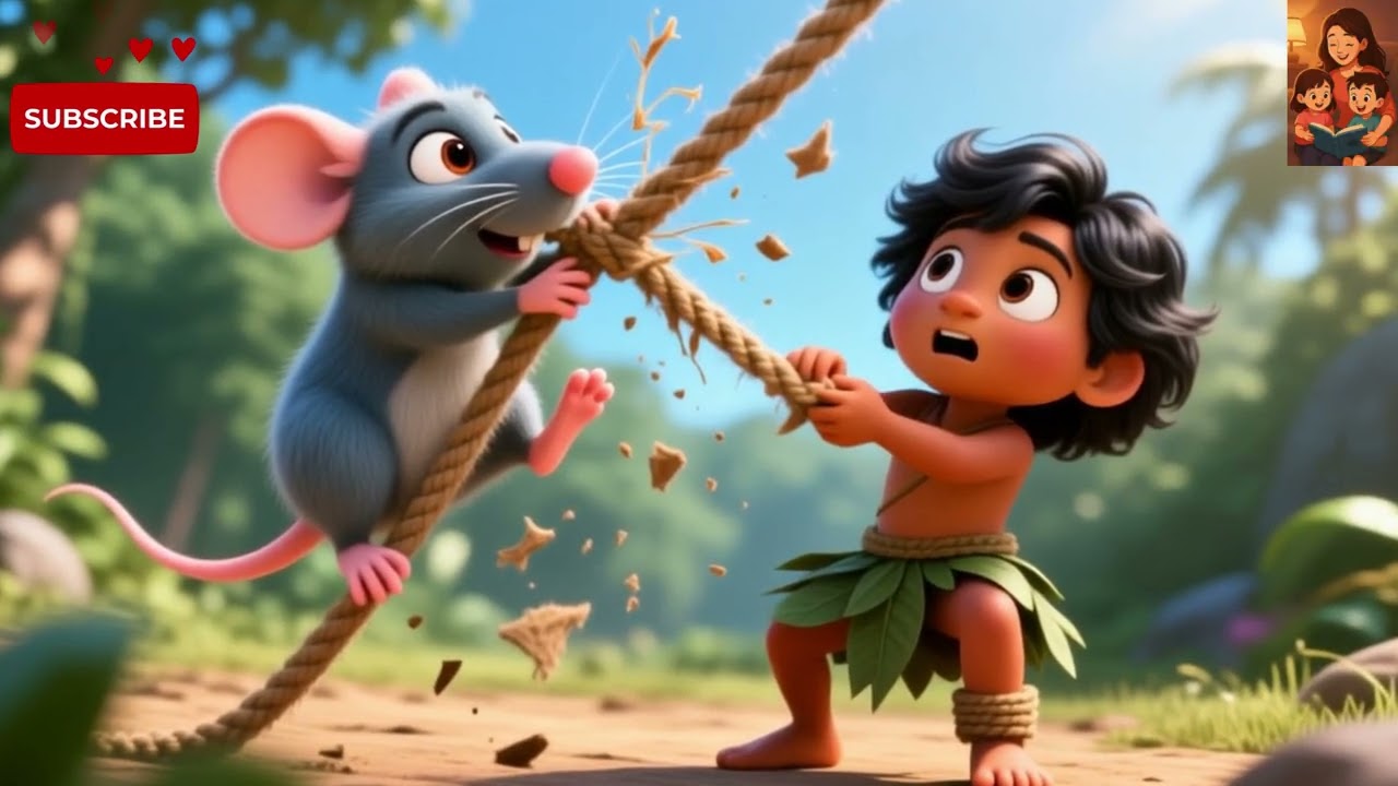 “मोगली और नन्हा चूहा 🐭🌿 | Mowgli Moral Story in Hindi | Jungle Book Kids Story” 