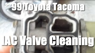 If you found this video helpful, buy me a coffee! -
https://www.buymeacoffee.com/duf i remove the iac valve from my tacoma
and clean it to address warm start...