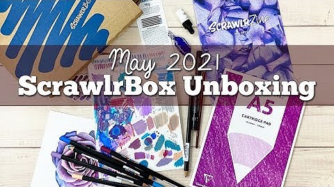Scrawlr Box Unboxing: May 2021