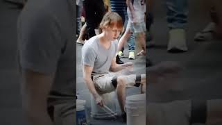 Amazing Drummer Busker
