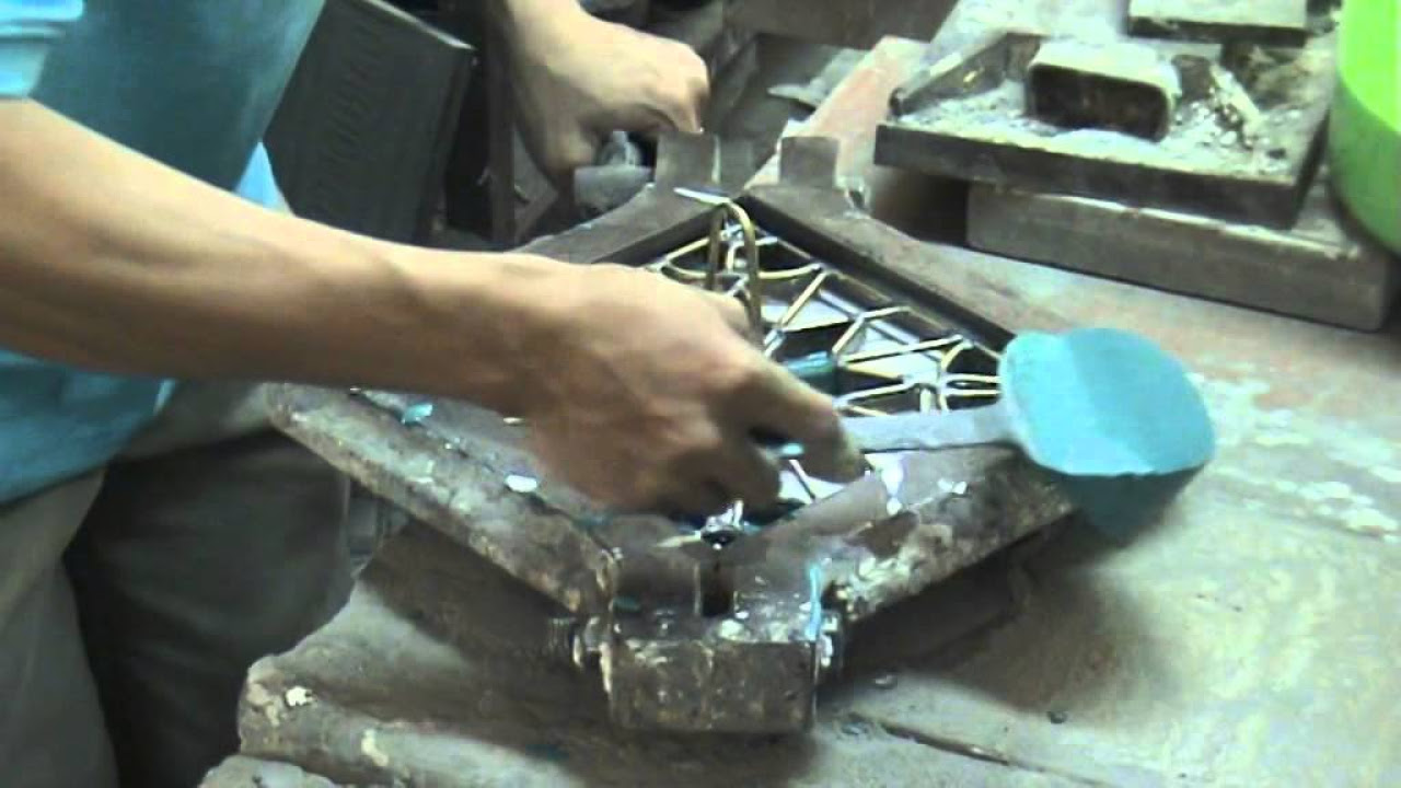 Vietnamese Handmade Cement Tiles - Sản xuất gạch bông - youtube