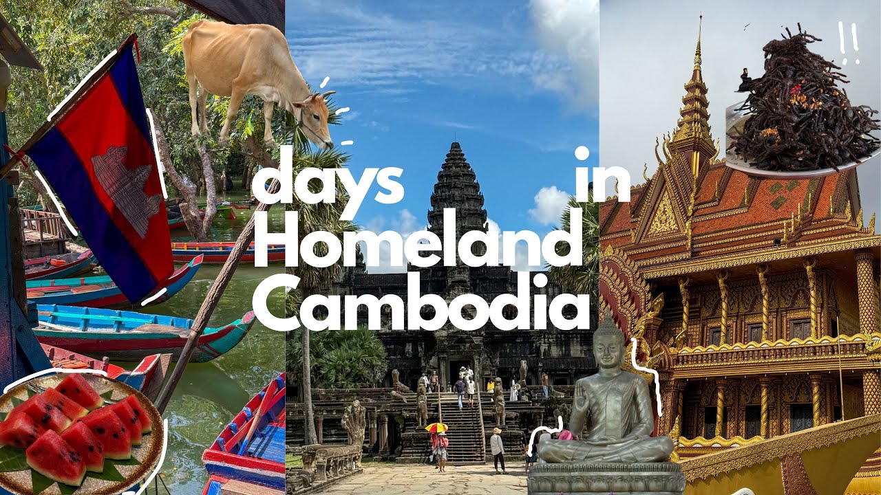 Days in Cambodia pt.1 : visiting my homeland for the first time, Angkor Wat, food tasting