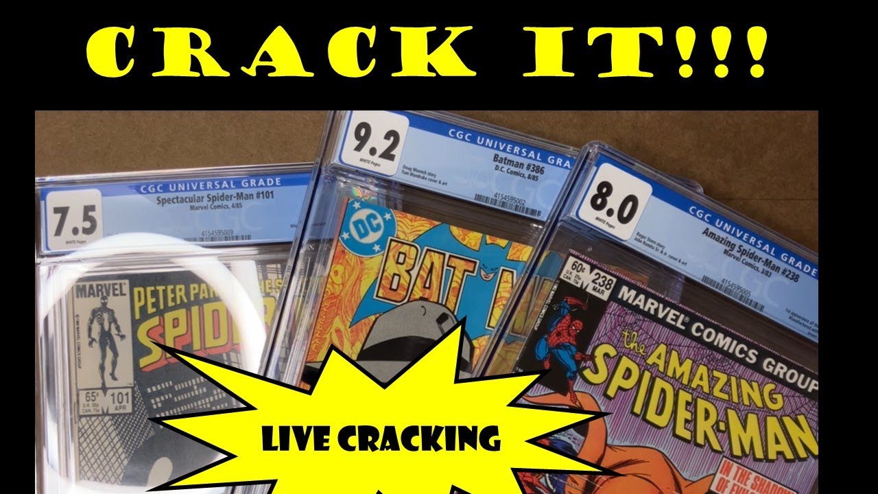 Cracking CGC slabs for resubmission! Recent unboxing to send back for ...