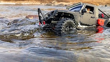 Rc car - 1/10 Jeep JK Rubicon ( Truck Conversion ) DV8 Off Road Wrangler JK8 Trail #01 / 루비콘 픽업