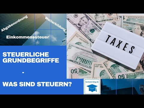 Video: Wie Ist Die Aufteilung Der Steuern Nach Stufe?