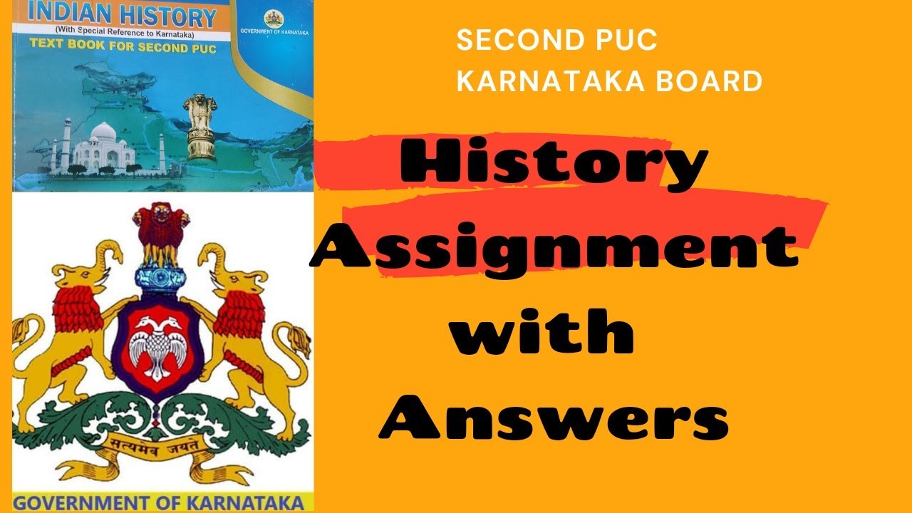 history assignment 2nd puc