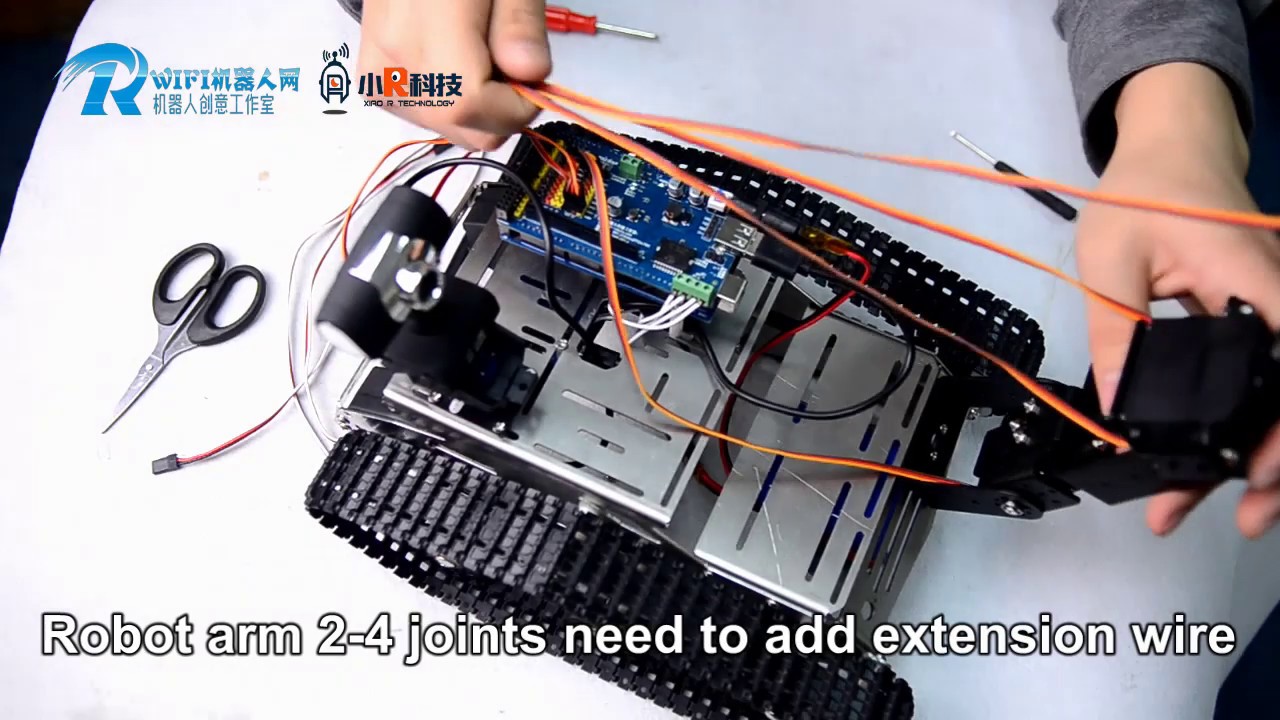 Arduino TH 06 Arm connection - YouTube