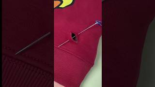 how to sew by hand single eye needle | how to sew by hand | hand sewing for beginners | shorts