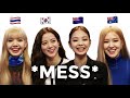 Blackpink and their accents in a nutshell
