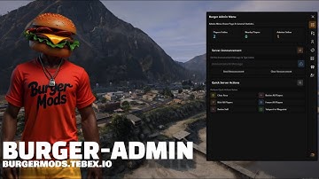 Admin Menu | BURGERMODS.COM | Fivem Script | QB QBOX ESX