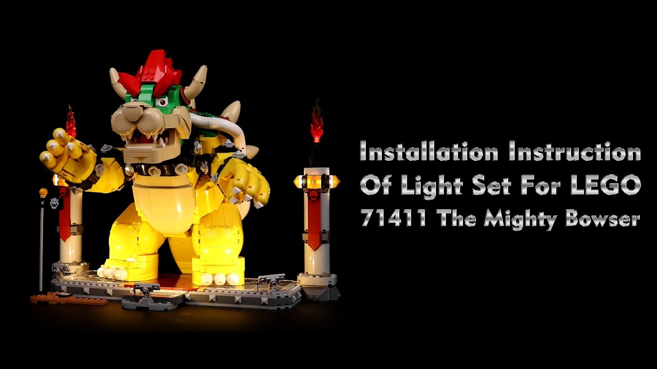 LIGHTAILING Light for Lego-71411 The Mighty-Bowser - Led Lighting Kit  Compatible with Lego Building Blocks Model - NOT Included The Model Set