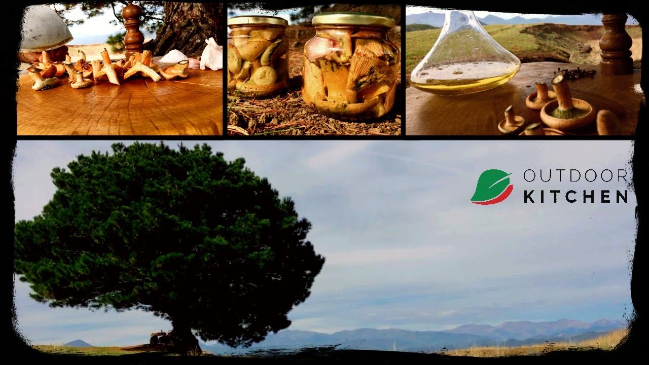 Outdoor Kitchen - Conserva de níscalos (rovellons) al vino blanco - Canned mushrooms with white wine