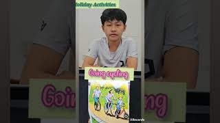 Sending postcards - Going cycling #education #english #speaking #holiday #travel #cycling #postcard
