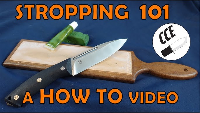 How to use a leather strop for sharpening knives — Boone's Lick