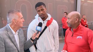 Sonny Styles and Tim Walton postgame interview | Ohio State vs. Grambling State