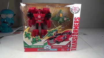 Robots in Disguise Combiner Force, Activator Sideswipe with Great-Byte