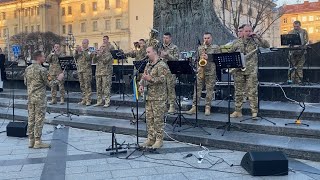 москва ЗГОРІЛА І ВТОНУЛА Art military band Військовий оркестр 40-ї окремої артилерійської бригади