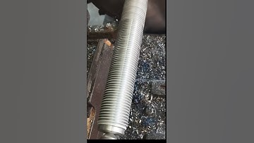 #lathemachine 🔩#threading  #metalwork #machine #welding #automobile #creative #carbide #cnc #tools 👍