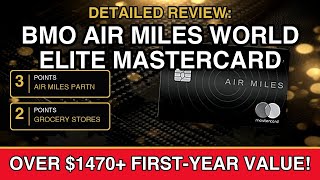 BMO AIR MILES World Elite Mastercard Review 2026: Worth It?