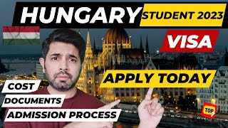 Study in Hungary 2023 | Schengen Student Visa | Hungary University Application | No IELTS