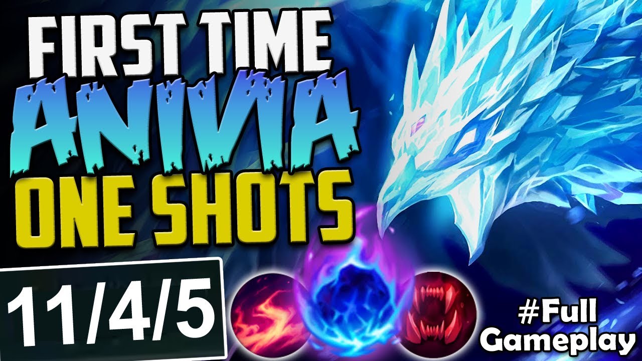 FIRST TIME ANIVIA | INCREDIBLE ONE SHOTS | Anivia vs Leblanc MID LANE PBE SEASON 8 Full Gameplay