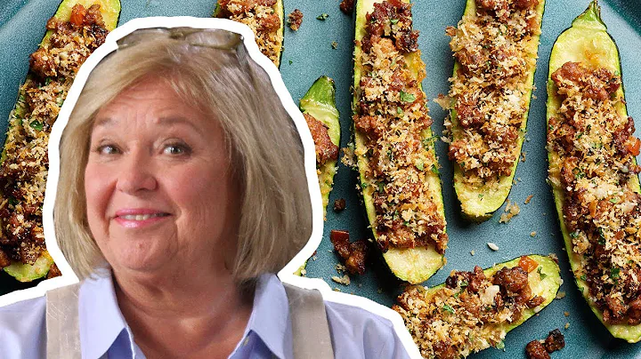 Nancy Fuller Makes Sausage-Stuffed Zucchini Boats ...