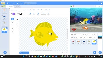 Tutorial Membuat Animasi Ikan di Akuarium, #2 Kelas 6