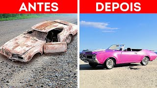 RESTAURANDO CARRINHO || TRANSFORMAÇÕES INCRÍVEIS PARA TE INSPIRAR