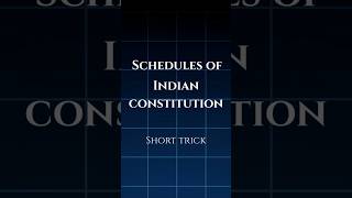 SHORT TRICK | SCHEDULES OF INDIAN CONSTITUTION | SSC CGL 2026