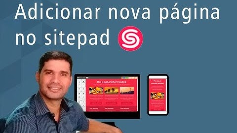 Adicionar nova página no sitepad