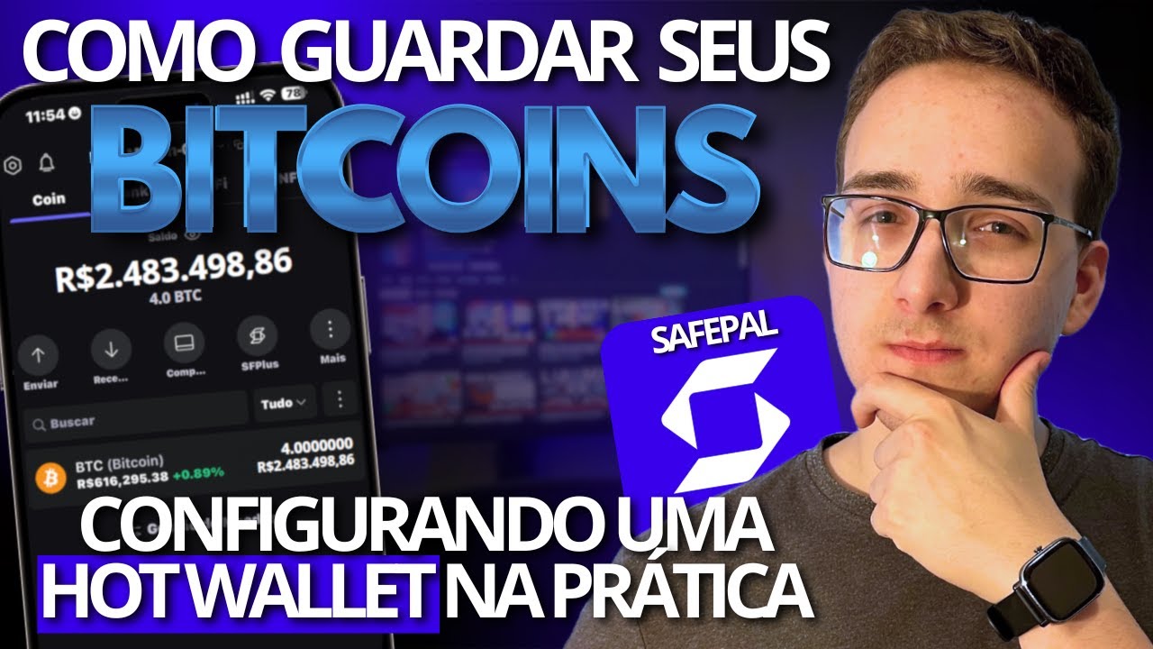 COMO GUARDAR BITCOINS DE FORMA SEGURA? | Configurando uma Carteira Virtual  (Safepal) NA PRÁTICA