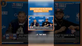 Josh Hart on if he’s into Analytics … 😭😭😭