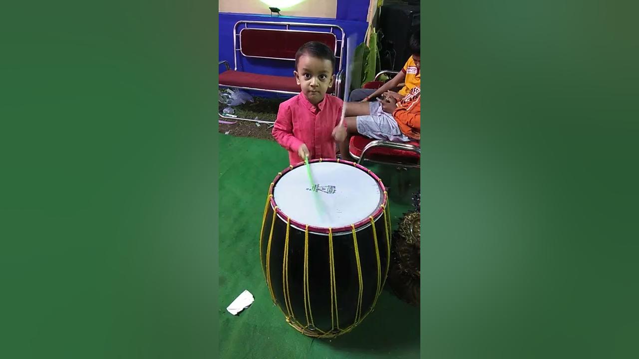 Jagodharti pujoi dhak bajano