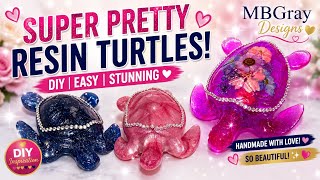 🐢 These Resin Turtles Are TOO Cute! | Easy Resin DIY Project