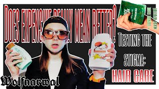 Does more expensive really mean better? - haircare in every day usage 