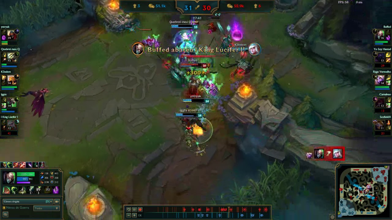 1x5 QUADRA KILL - Best Singed in BR Gold Elo (Climbing)