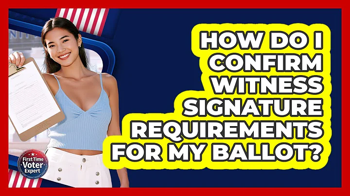 How Do I Confirm Witness Signature Requirements For My Ballot?