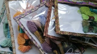 I won a lot of tapestry wools - organising my ebay auction win😊
